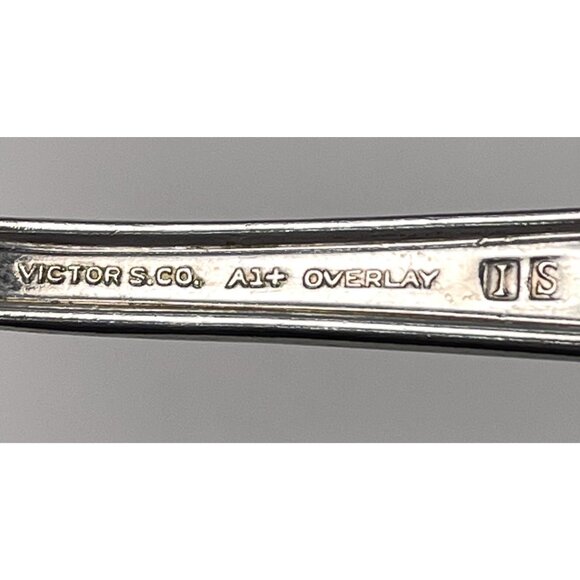 VTG 1940s Lot 4 Victor & Co International Silver Silverplate INS233 Dinner Forks - Picture 4 of 4